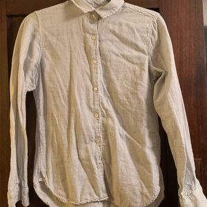 Muji cotton double gauze button down shirt.